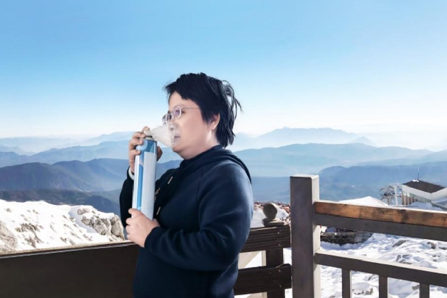 Draagbaar zuurstofmasker