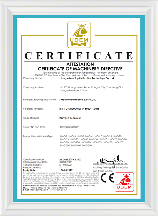 CE-zuurstofgenerator