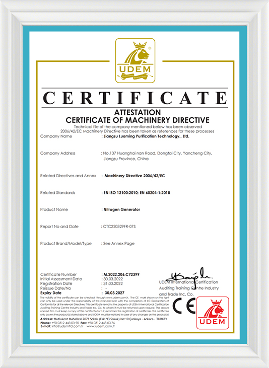 CE-stikstofgenerator